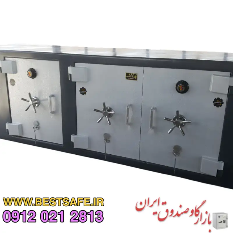 گاوصندوق زیرویترینی طلافروشی ایمن صنعت 1800BS